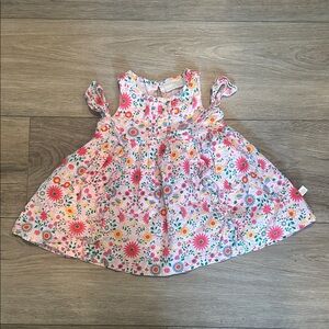 Rosie Pope Pink Floral Baby Dress Size 18 months